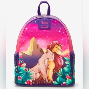 Loungefly Disney The Lion King Nala & Samba Pride Rock Mini Backpack. NWT